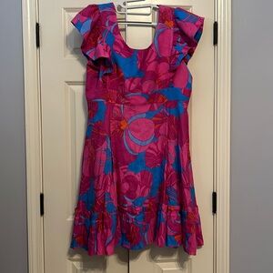 Tuckernuck Pink and Blue Floral Dress